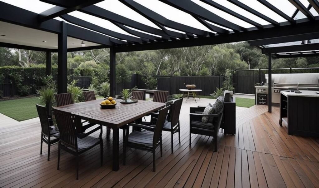 outdoor living area